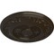 Ekena Millwork Nestor Ceiling Medallion (Fits Canopies up to 5"), Hand-Painted Stone Hearth, 25 7/8"OD x 2 1/4"P CM25NESHF - alternate 3